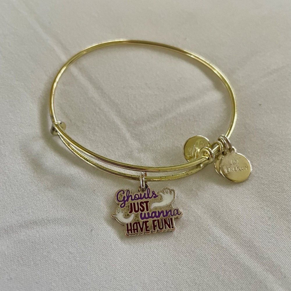 Alex and Ani “Ghouls Just Wanna Have Fun” Bangle – Pre-owned Condition - Picture 2 of 4